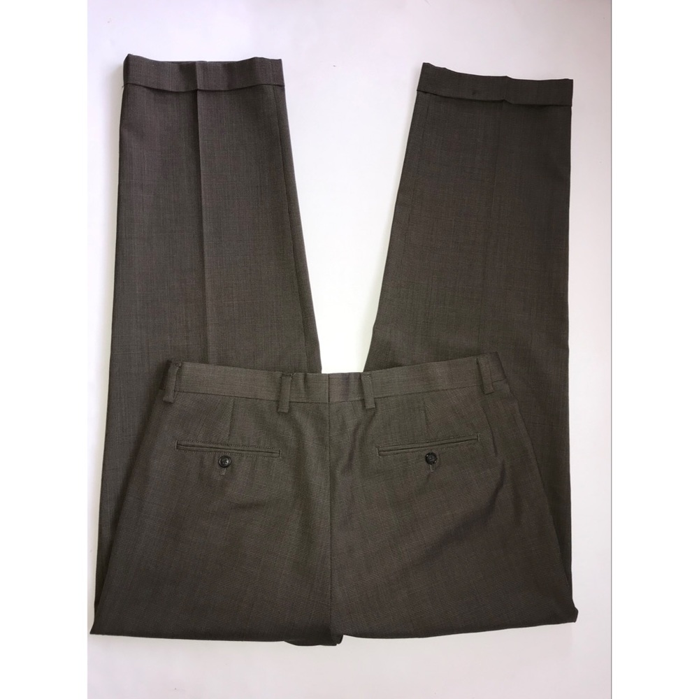 Harold Powell Wool Pleated Front Dress Pants 35x32